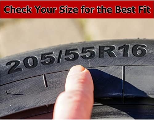 Кални гуми JL Tire Covers - Аксесоари за кемперов, джипове, Ремаркета, Камиони, RVS и много Други 32-Инчов Черно Bronco