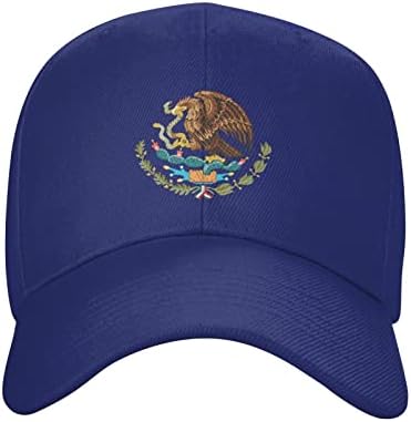 Бейзболна шапка POOEDSO на стопанските Мексико, Мъжки и Дамски Модни Однотонная бейзболна шапка с Утиным по езика, Регулируем