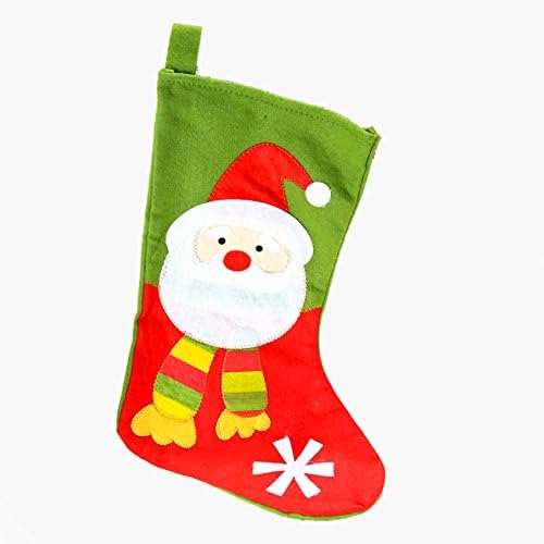 Елитни ваканционни продукти 18 Коледни чорапи, 3 бр. (Филц) Дядо коледа, Северния елен и Снежен човек