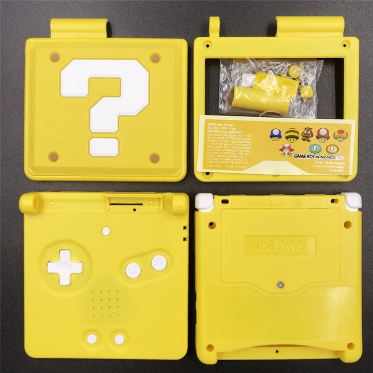 Нов пълен корпус във формата на миди, калъф с бутони, стикер за конзолата Gameboy Advance SP GBA SP, ограничен издание