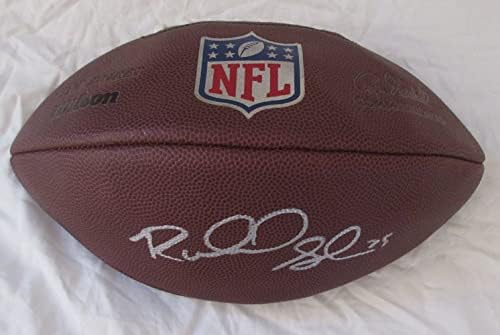 Ричард Шърман с автограф на Уилсън на футбол NFL, удостоверяване на PSA / ДНК, Pro Bowl, Seattle Seahakws, Сан Франциско