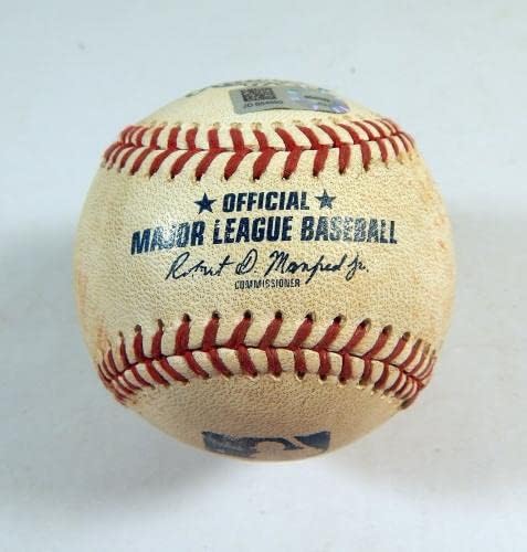 2019 Oakland Athletics Pit Pirates Използвана Бейзбол Монтас Коул Тъкър Фал - Използваните Бейзболни Топки