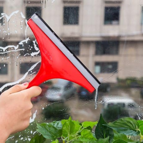 Globalwells Чистачка за прозорци Сапун за Пречистване на Ракел Домашен Душ Огледало за Баня Кола Нож Комплект от 3