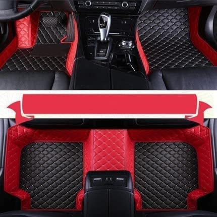 Автомобилни постелки JTXWANG по поръчка, Съвместими с всички модели на Toyota Lexus 2005-2023 (черно, бежово и червено)