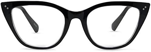 Компютърни очила In Style Eyes Blue, Блокиране на светлината, в голяма ретро рамки за Котешки очи с пълна рамки - Безрецептурные