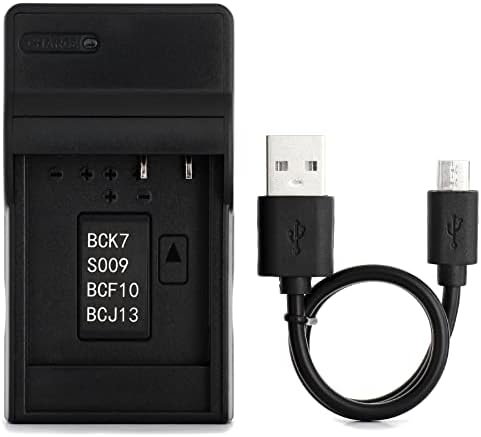 Norifon DMW-BCJ13 LCD USB Зарядно устройство за Panasonic Lumix DMC-LX5, Lumix DMC-LX5GK, Lumix DMC-LX5K, Lumix DMC-LX5W,