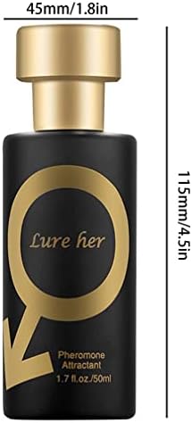 FOIDL 50 мл Парфюм с Феромони Golden Lure, De Perfume Feromonas Златната примамка, за Многократна употреба Парфюми, Помага