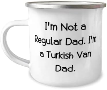 Аз не съм Обикновен баща. Аз съм татко на турското микробуса. Чаша за къмпинг на 12 унции, Подарък за котка от турски