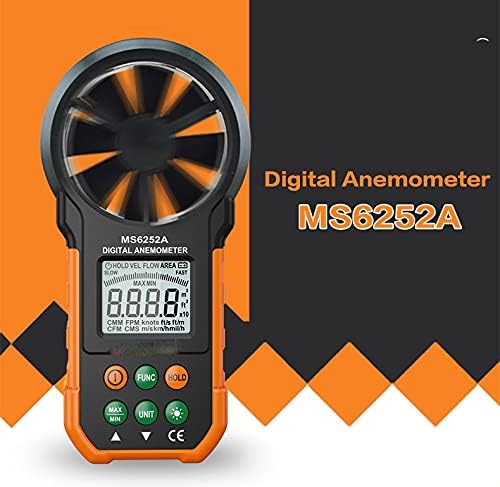 Цифров Анемометр WDBBY Ръчна машина за висока точност Измерване на дебита на въздуха Измервателен Уред за измерване на