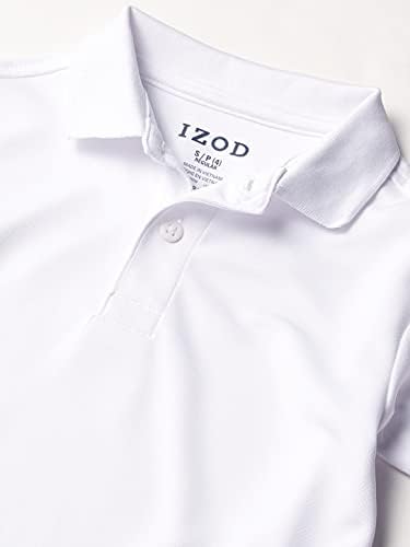 Училищни униформи За момчета IZOD, Поло Риза с къс ръкав, Закопчалки за копчета, Влагоотводящий материал
