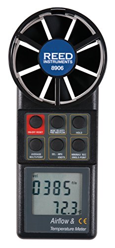 Термоанемометр Диска REED Instruments 8906, CFM (на Обема на въздуха)