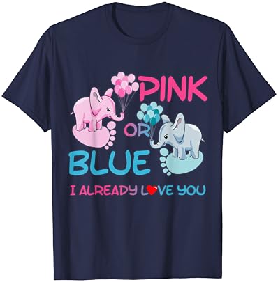 Разкривайки пол Розова или Синя Тениска за Партита, за момчета или Момичета, Семейна тениска