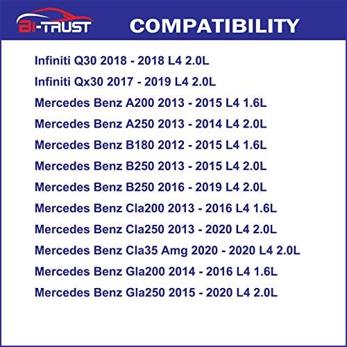 Въздушен филтър на двигателя Bi-Trust, Замяна за Mercedes-Benz A200 A250 B180 B250 Cla200 Cla250 Cla35 Amg Gla200 Gla250, 2700940004