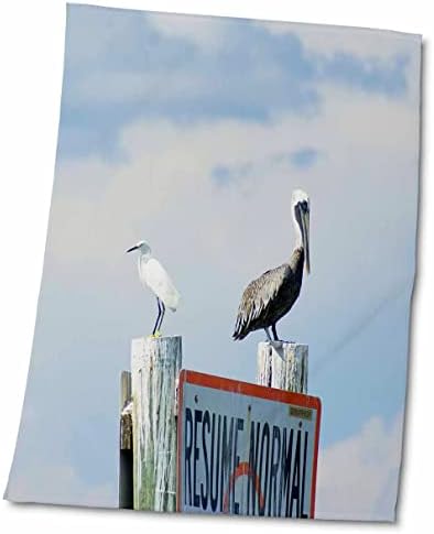 3. Птици Флорен - Бяла чапла и Пеликан - Кърпи (twl-33177-1)
