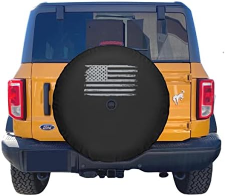 Boomerang® USA - 32-инчов меко покритие за гуми - за Спасяване на знаме - Съвместим с Ford Bronco (с камера за задно
