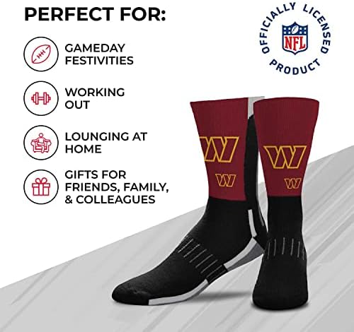 Чорапи FBF NFL V Curve, Чорапи за мъже и Жени, Экипажные Чорапи за Игра на деня
