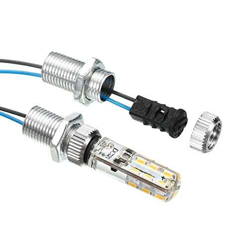 Капачки за лампи MECCANIXITY G4, резба M10, притежателят на led основи, Обков, Подходяща за тръби лампи, опаковки от