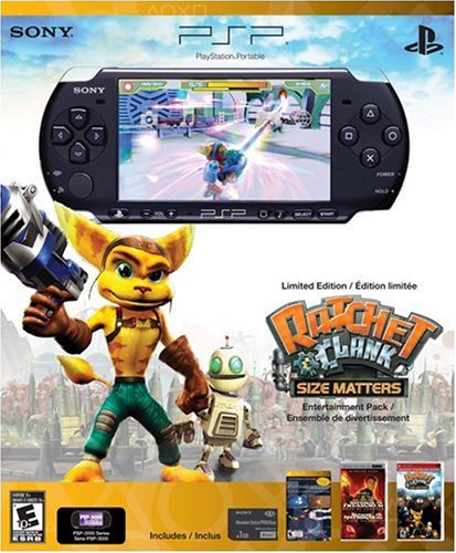Комплект за забавление PlayStation Portable с Трещоткой и Лязгом, Издаден в Ограничен Тираж - Piano Black