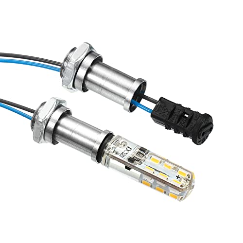 Обков за лампи MECCANIXITY G4, размер 11,5x22 мм, Резба M10, Основания за led кабели, стойка за закрепване на осветителни тела, подходящ за гнезда лампи G4, опаковка от 5