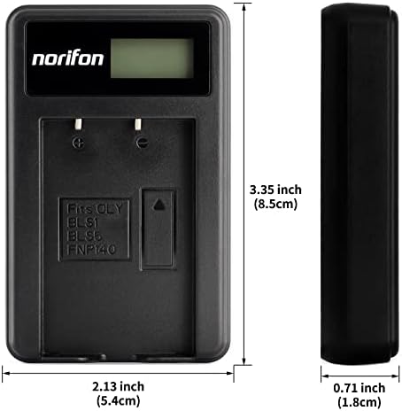 Зарядно устройство за NP-140 LCD USB за фотоапарати Fujifilm FinePix S100FS, Finepix S200EXR, FinePix S200FS, FinePix