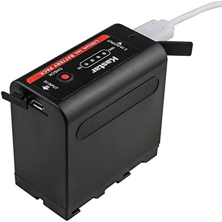 Батерия Kastar 2-Pack NP-F980EXP и USB-зарядно устройство LTD2 Съвместим с камера CCD-TR412 CCD-TR413 CCD-TR414 CCD-TR415