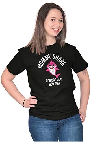 Baby Shark Ду Do Глупава Скъпа Семейна Тениска С Графичен Модел За Мъже или Жени