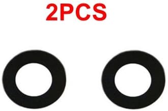 Смяна на стъкло на обектива на задната камера PHONSUN с лепило за Google Pixel 3 XL Black (опаковка от 2 броя)