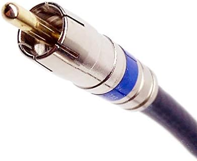 Аудио кабел PHAT SATELLITE INTL - RCA, Централен проводник с човешка сърцевина от мед 18 AWG, Позлатени пин, Месингови